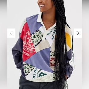 BDG patchwork sweater, oversized, fits small-large, never worn